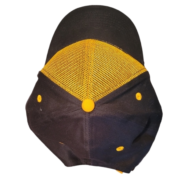 Continental Tire Baseball Cap Black Yellow Mesh Trucker Hat Adjustable WPL 285 - Picture 4 of 6
